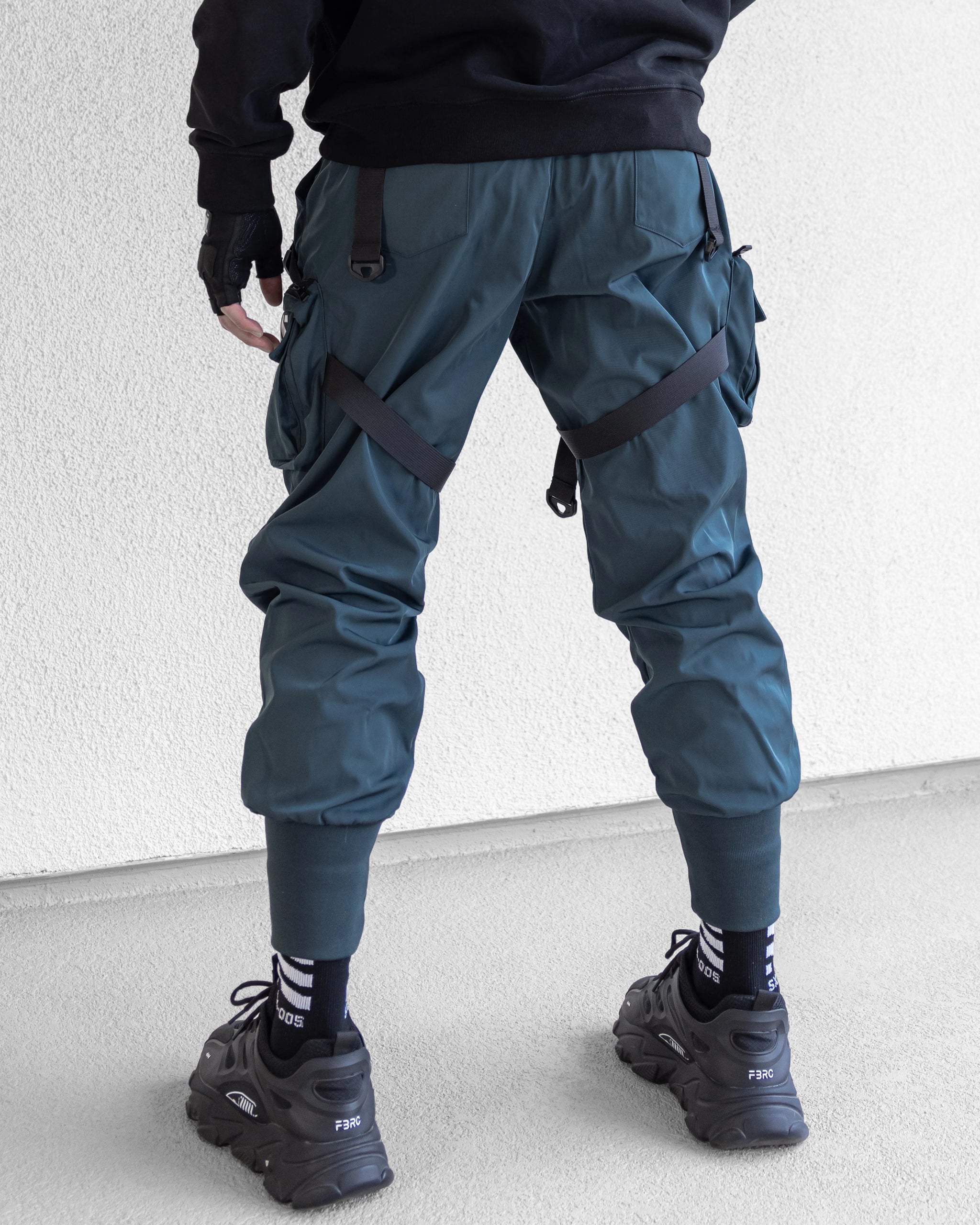 CG-Type 10F Black Cargo Pants - Fabric of the Universe