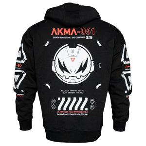 AKMA-061 Black Red Hoodie