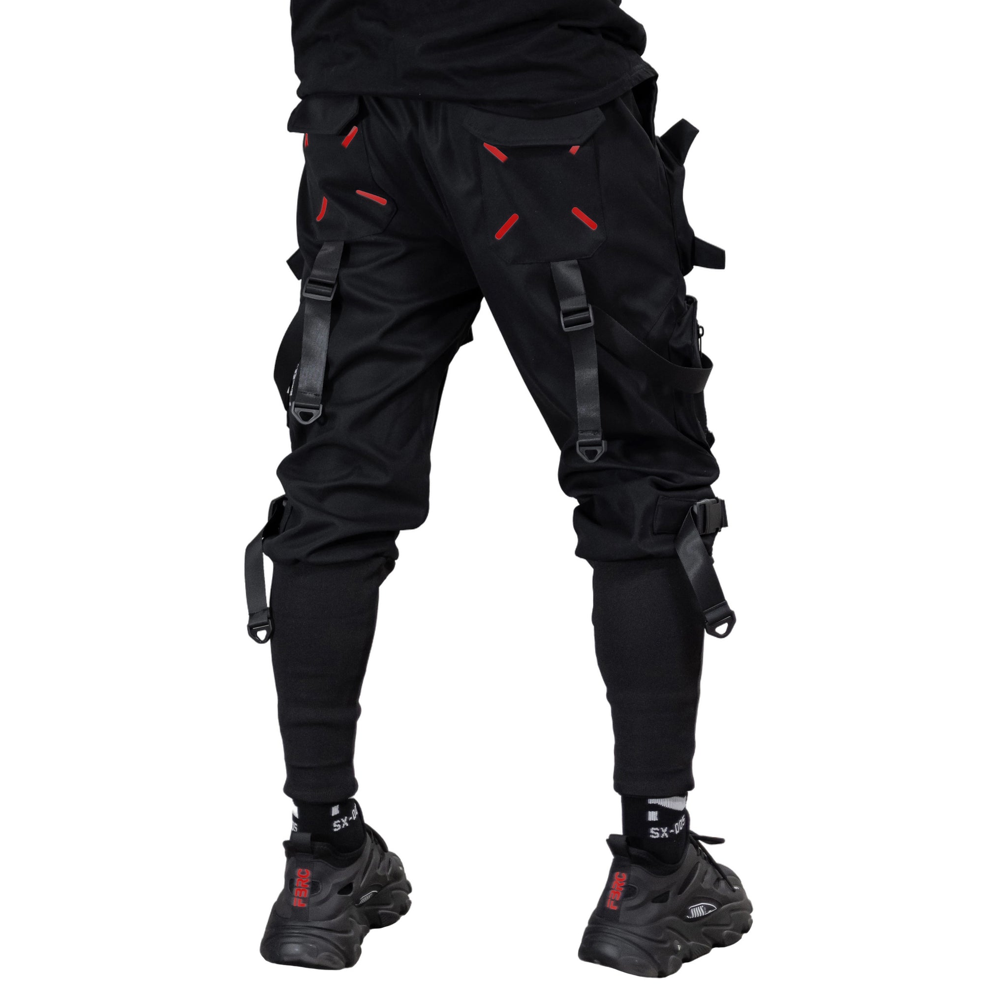 CG-Type 12X(U) Black Red Cargo Pants