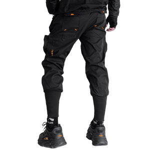 CG-Type 13N Black Orange Cargo Pants