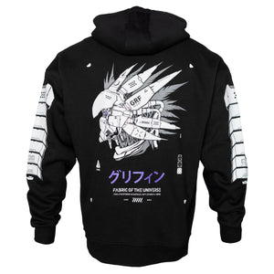 Griffin-0909 Black Purple Hoodie