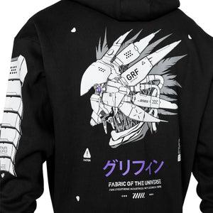 Griffin-0909 Black Purple Hoodie