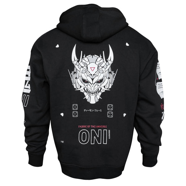 Fabric of The Universe Oni Black Bomber Jacket Large