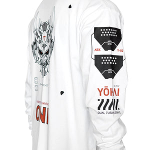 ONI White Long Sleeve T