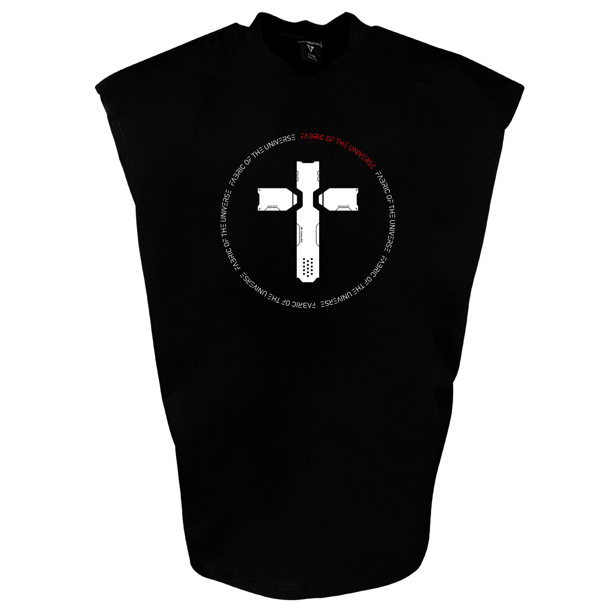 Reaper Black Oversized Sleeveless T