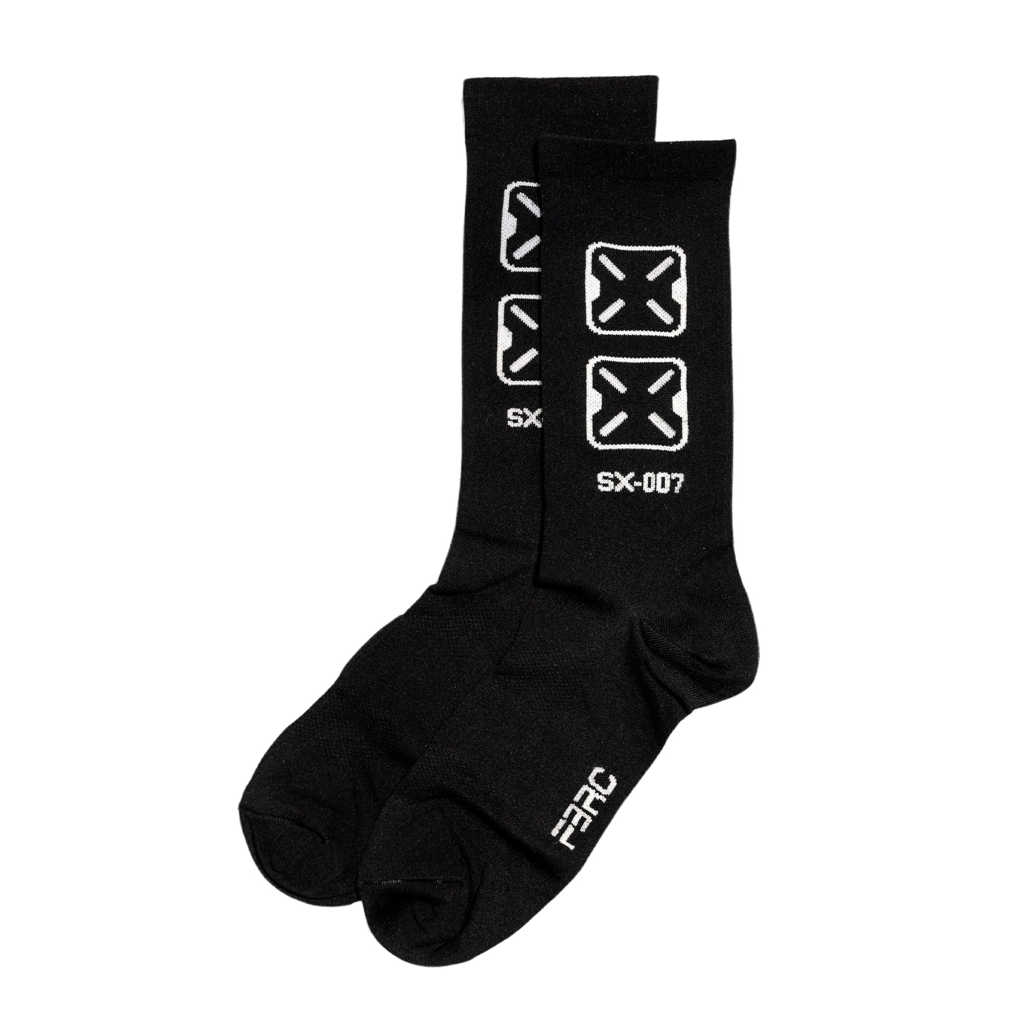 SX-007 Black Crew Socks