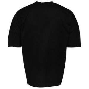 Simple Logo Black Oversized Short Sleeve T