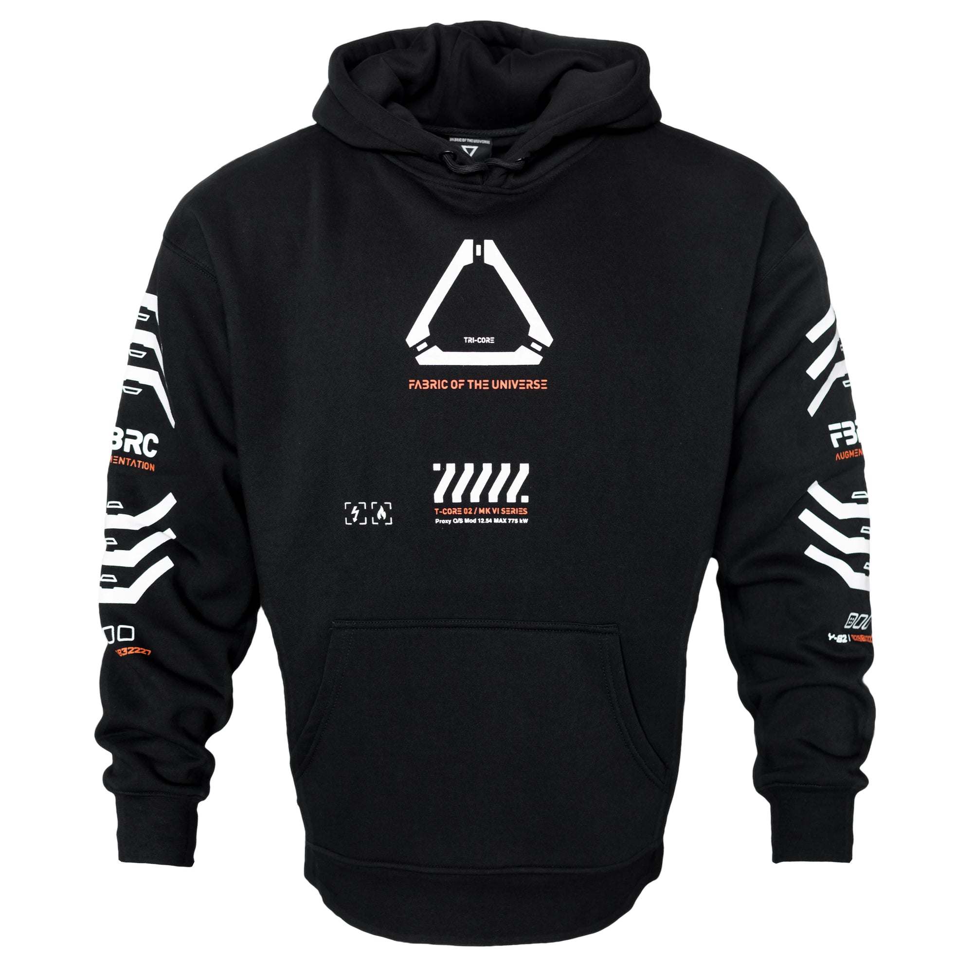 T-Core 2 Black Orange Hoodie