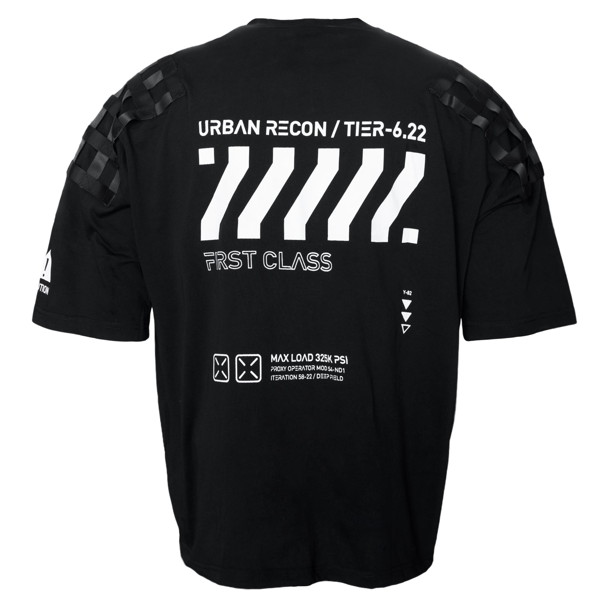 Urban Recon Black Oversized Short Sleeve