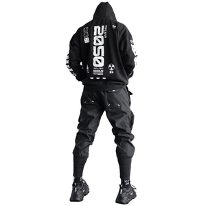 Y-2050 Black Zip Hoodie