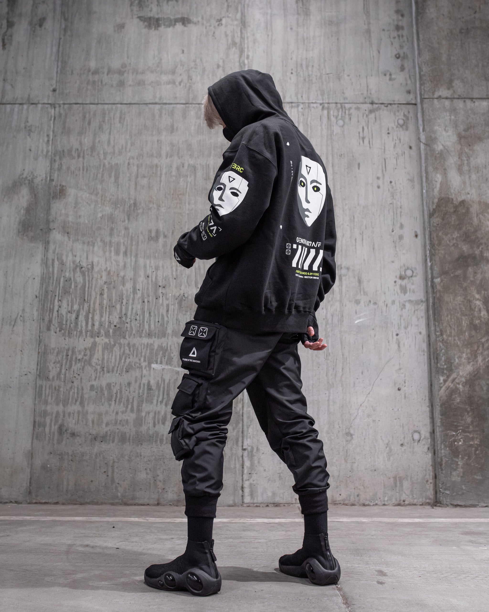 Fabric of the Universe V3-B1 Techwear Hoodie