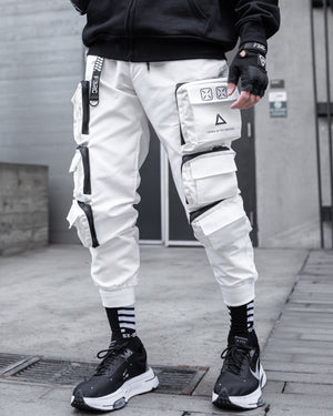 White Techwear Pants