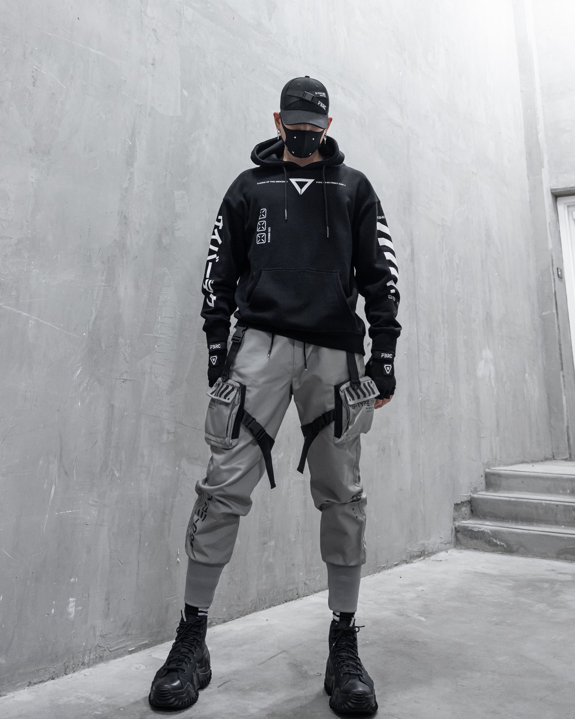 Fabric of the Universe V3-B1 Techwear Hoodie