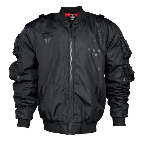 XB-03 Stealth Bomber Fabric of Jacket Universe the - Black